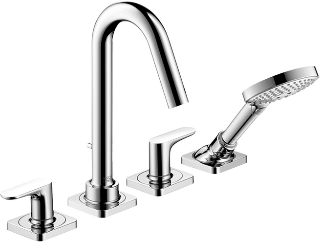4 White Porcelain and chrome Handles (JAS) 4 White Porcelain and chrome Handles (JAS)