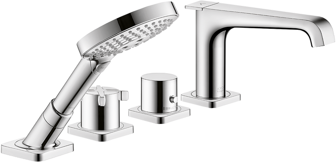 AXOR Citterio E Bath tub faucets: 2 functions, Chrome, Art. no