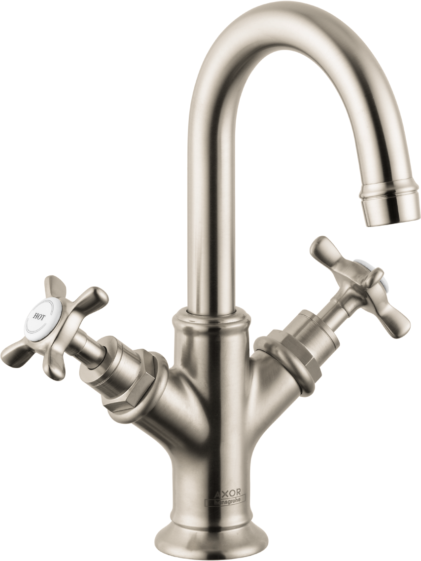 2-Handle Faucet 160 with Pop-Up Drain