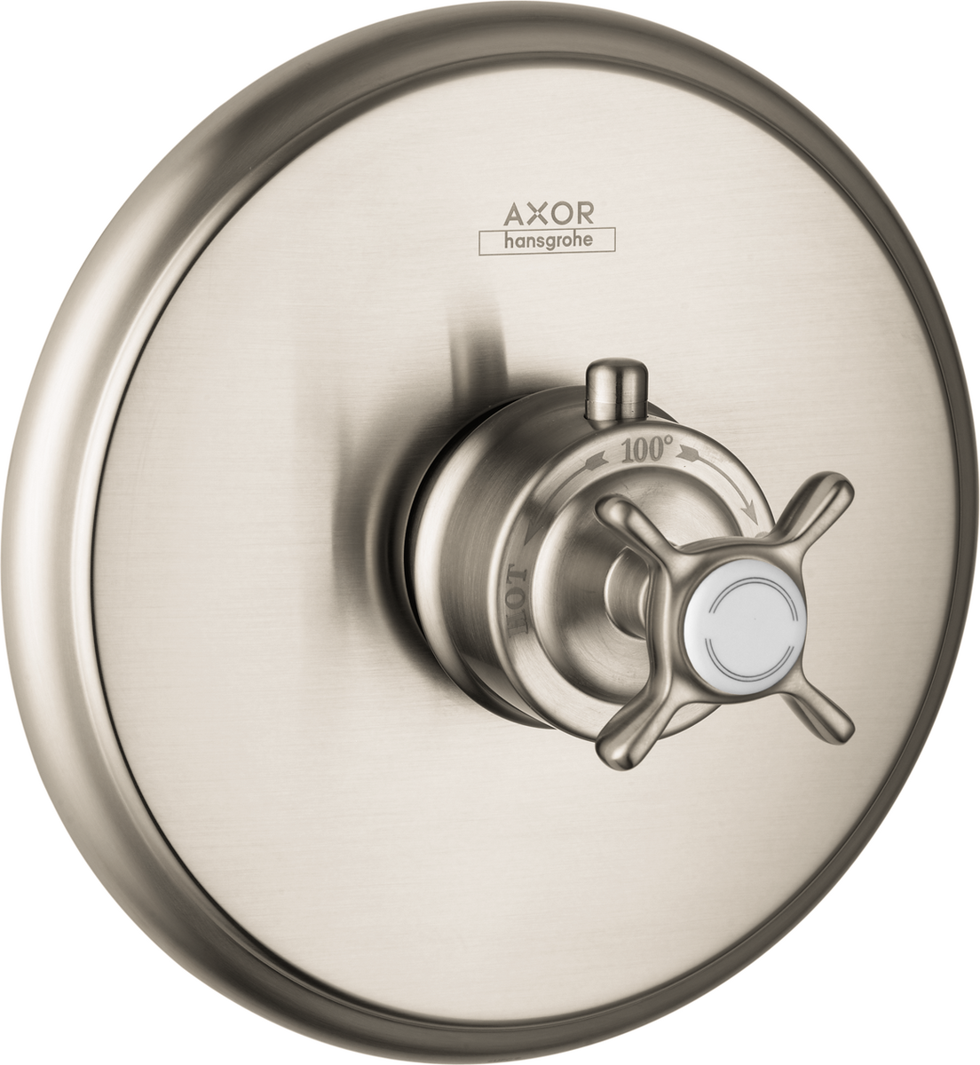 Thermostat for concealed installation with cross handle