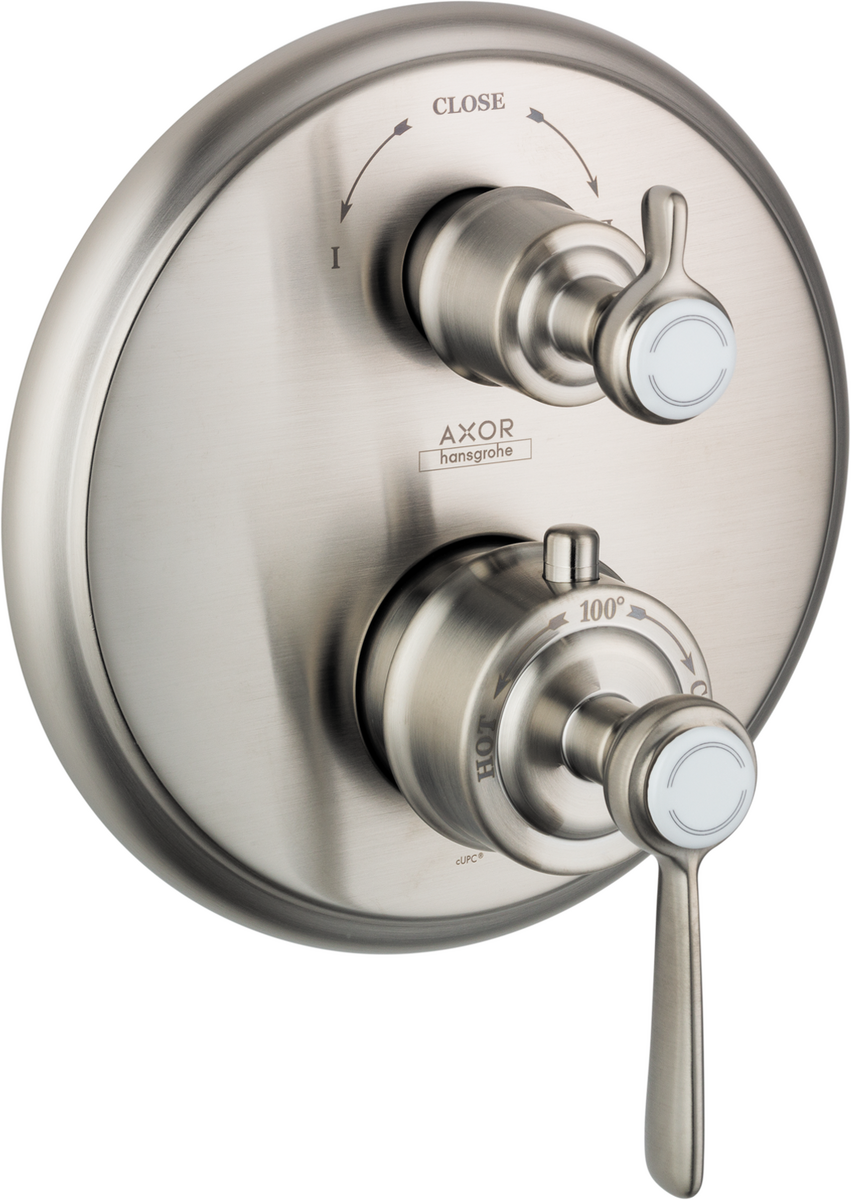 Thermostatic Trim with Volume Control and Diverter