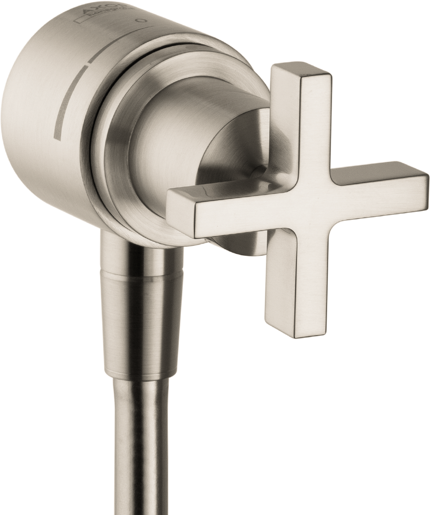 Fix Fit Wall Outlet with Cross Handle