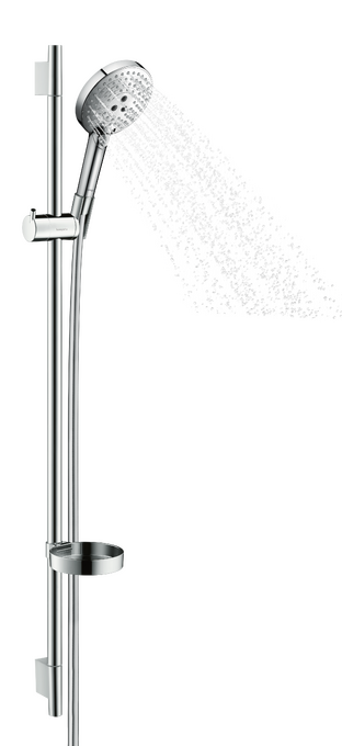 Raindance Select S Ensemble de douche 120 3jet EcoSmart avec barre Unica'S puro 90 cm et porte-savon — 26633000