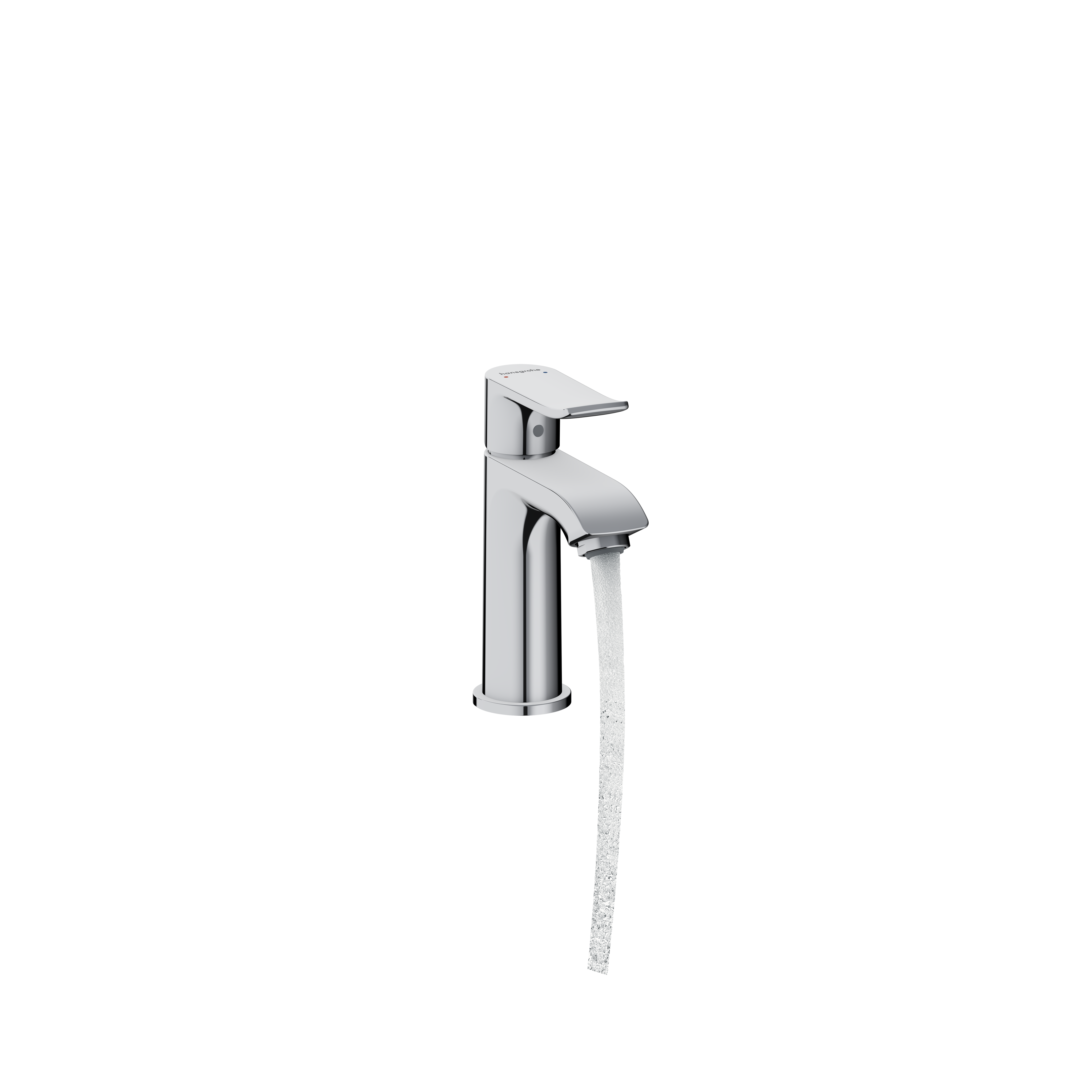 Miscelatore monocomando lavabo 100 lavamani con salterello