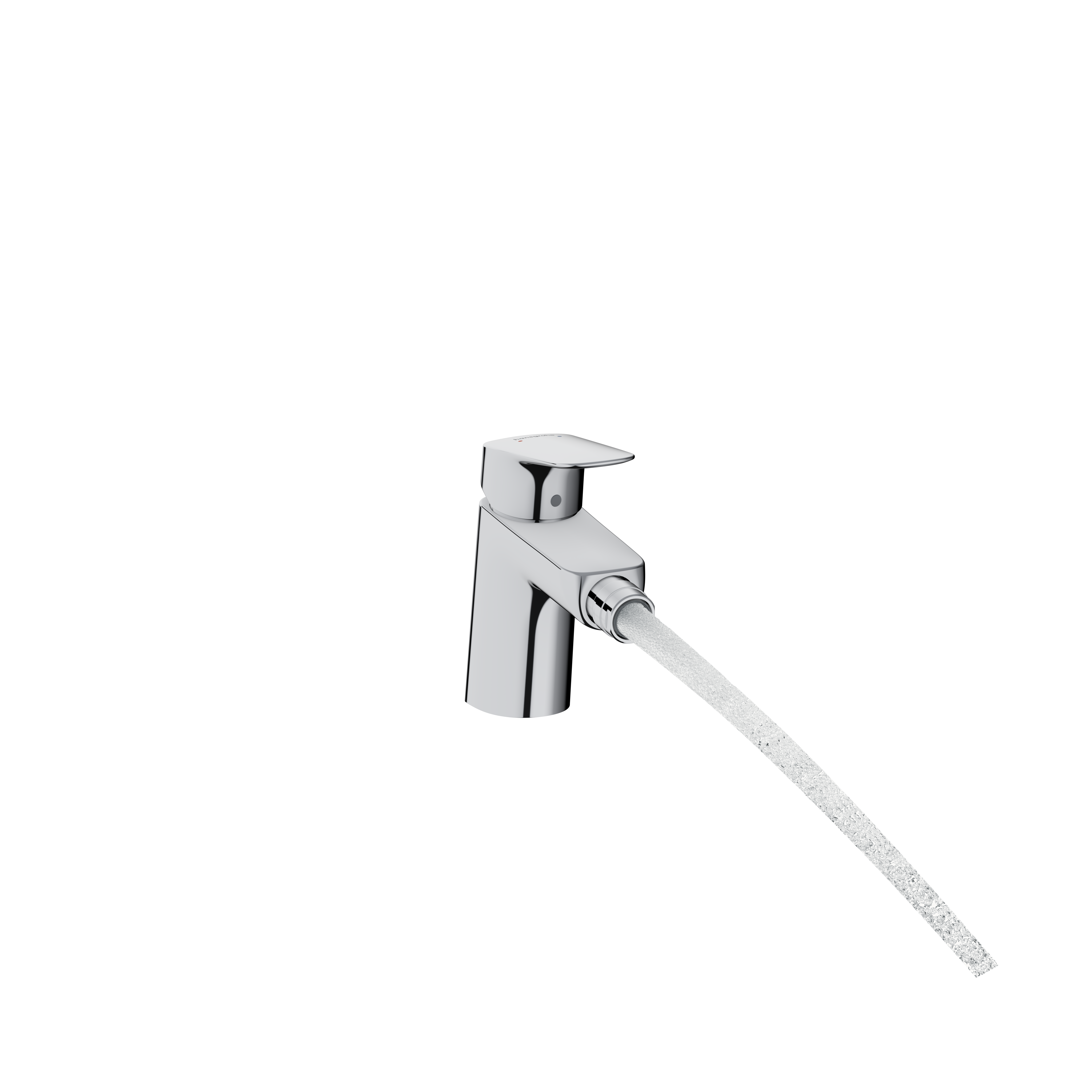 Single lever bidet mixer 70 with pop-up waste set