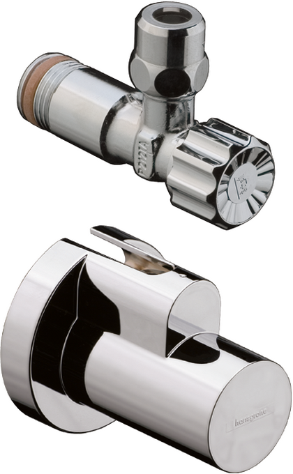 Angle valve with cover outlet G 3/8