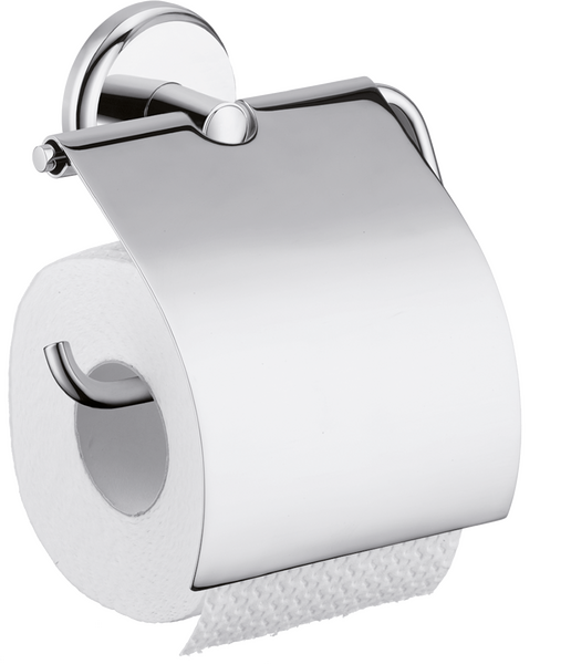 Roll holder with cover