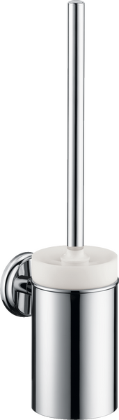 Toilet brush with tumbler wall-mounted