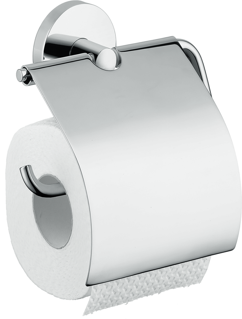 hansgrohe Accessories Logis, Toilet paper holder with cover, Item No