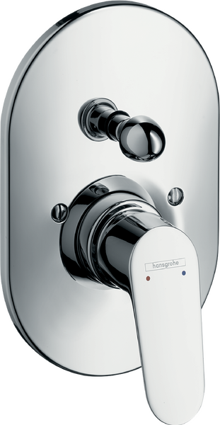 Focus set de finition mitigeur bain/douche encastré Chromé