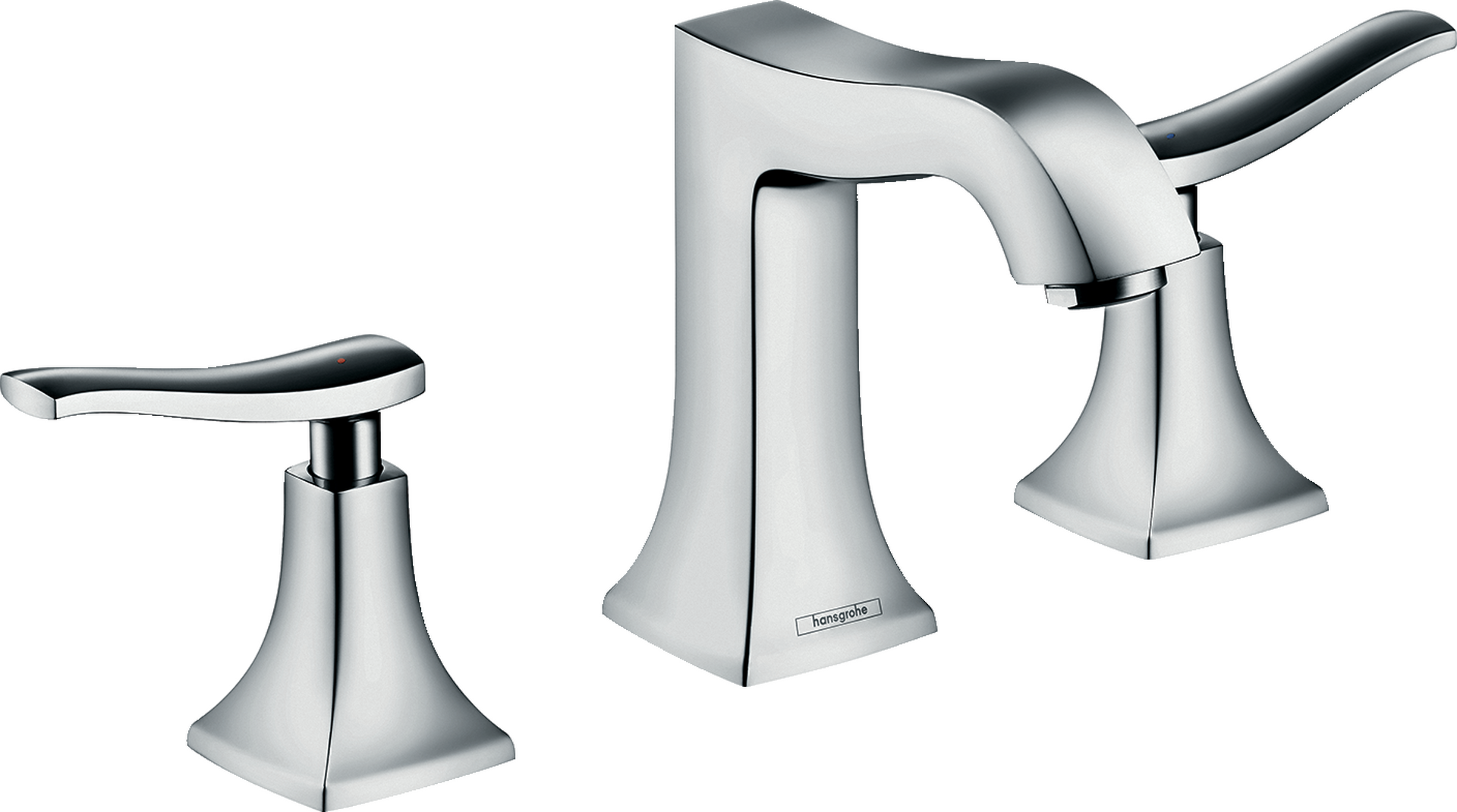 3-hole basin mixer with pop-up waste set