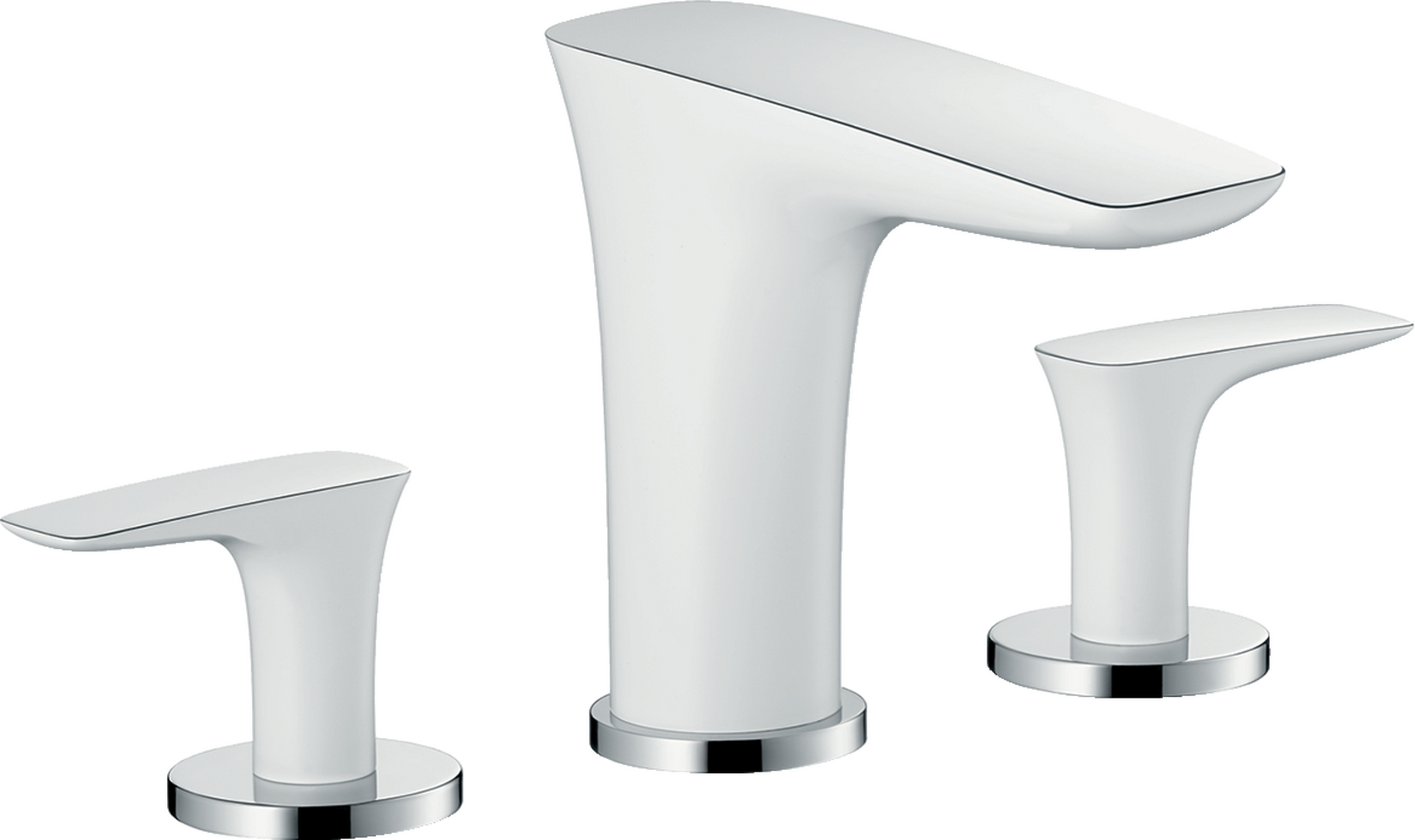3-hole basin mixer 100 with push-open waste set