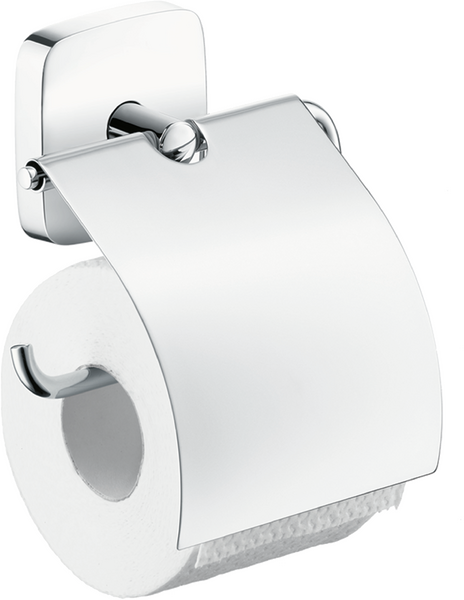 Roll holder with cover