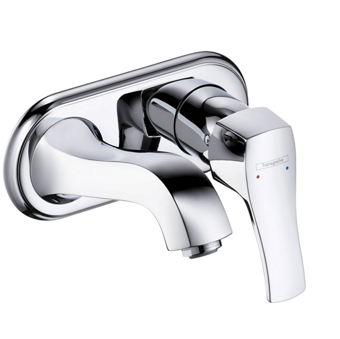 Einhebel-Waschtischmischer Unterputz mit Auslauf 165 mm für Wandmontage