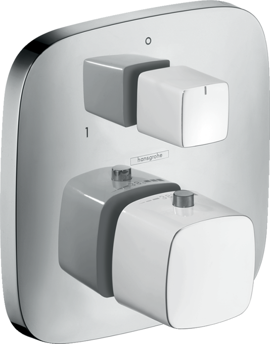 Thermostat for concealed installation with shut-off/ diverter valve Thermostat for concealed installation with shut-off/ diverter valve