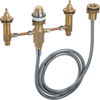 埋込部 4ホールリム付式バス混合水栓用