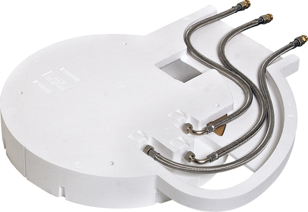 Basic set for overhead shower 600 3jet