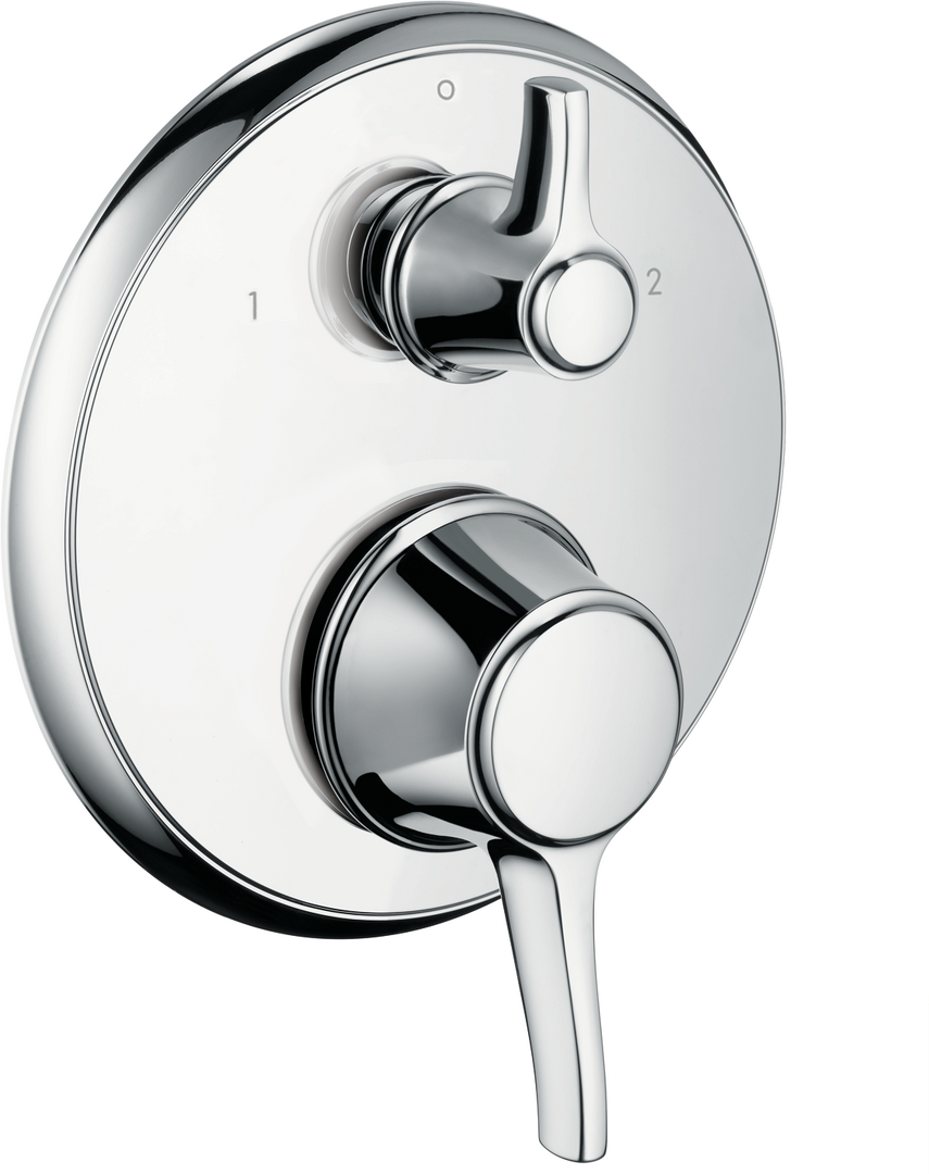 Afbouwdeel Classic inbouw thermostaat met stop- en omstelkraan