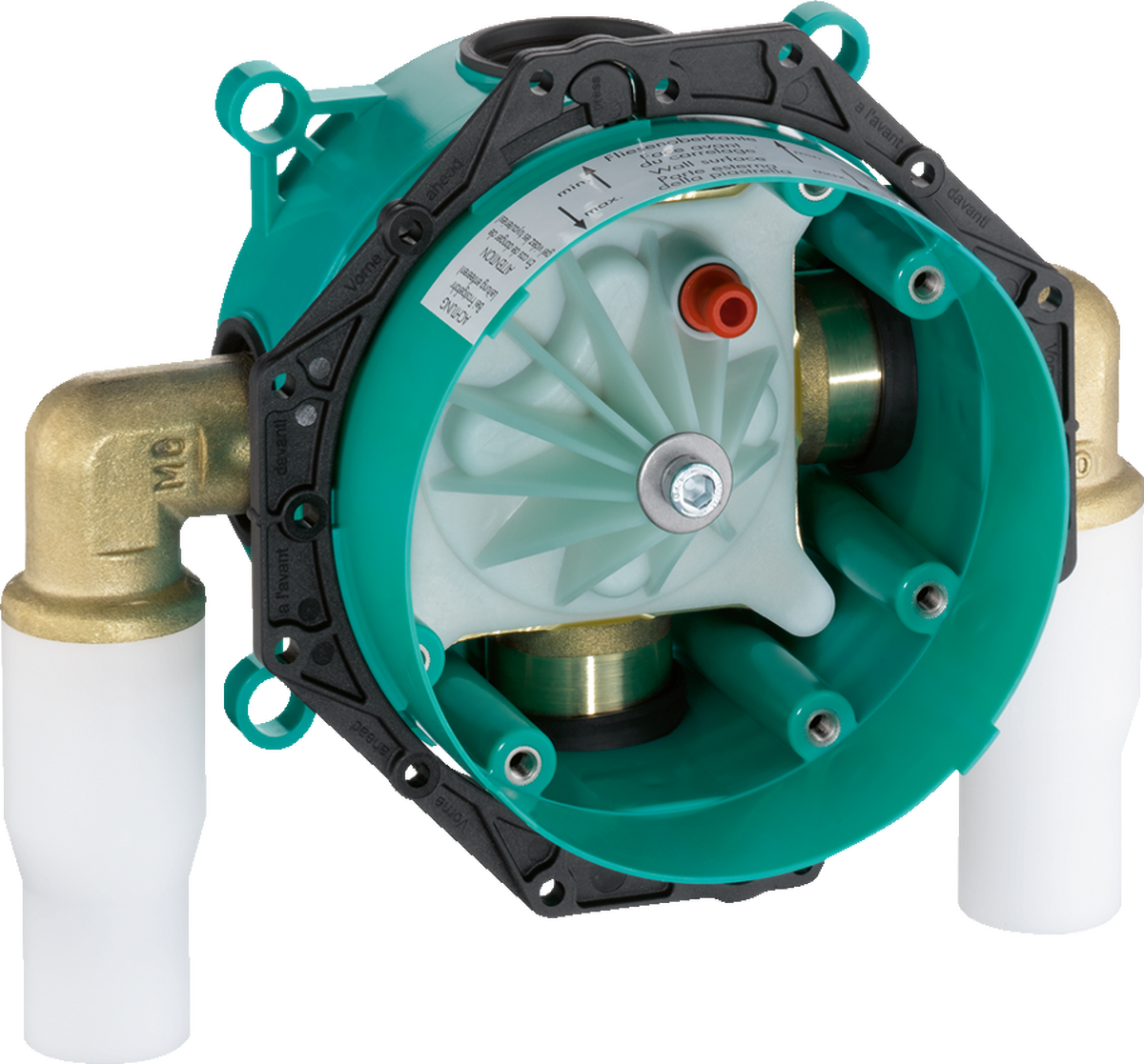 Basic set iBox universal with pre-mounted angle connection G1/2