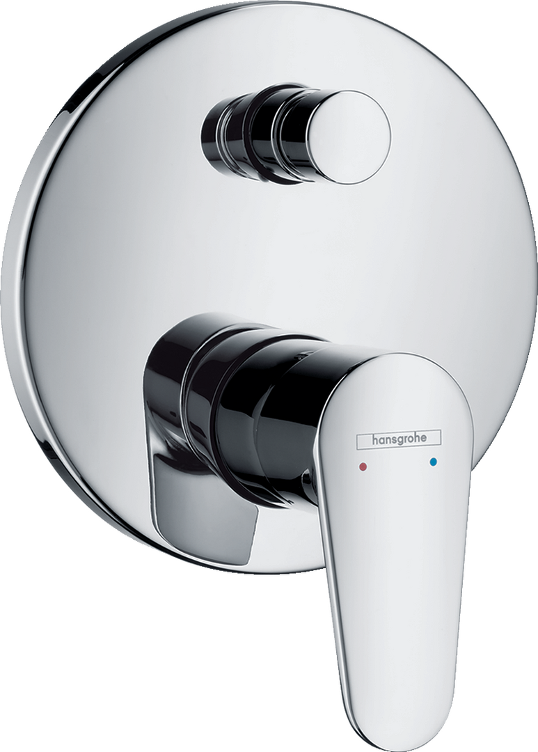 Afbouwdeel ééngreeps inbouw badmengkraan met zekerheidscombinatie