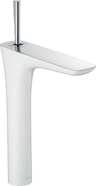 Single lever basin mixer 240 for washbowls with push-open waste set