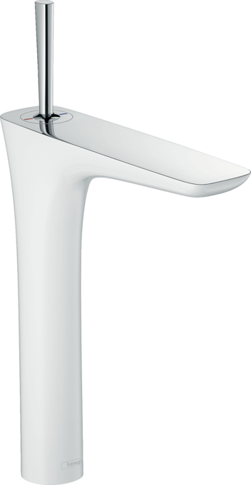 Single lever basin mixer 240 for washbowls with push-open waste set Single lever basin mixer 240 for washbowls with push-open waste set