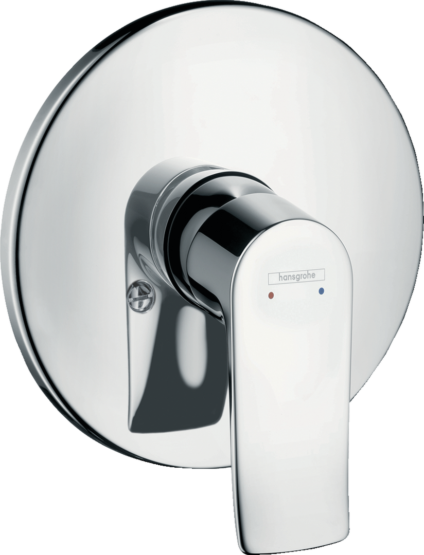 Single lever manual shower mixer for concealed installation
