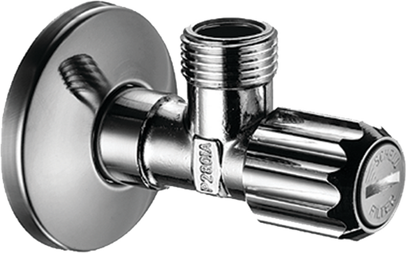 AXOR angle valves: Angle valve with microfilter outlet G 3/8, Item No.  51308000