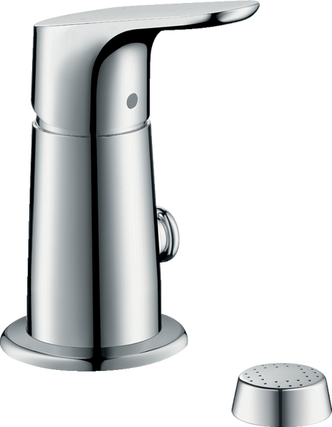 Bidet set with vertical spray