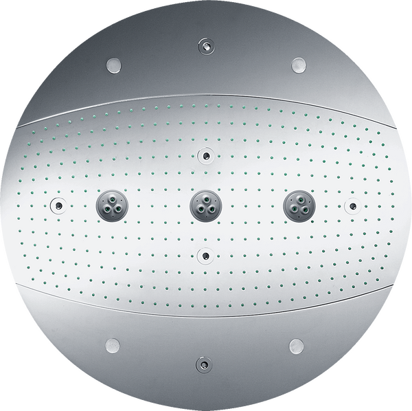 Overhead shower 600 3jet with lighting