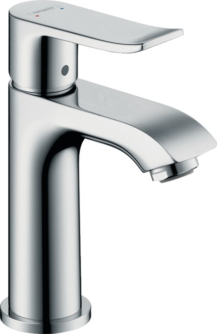 Einhebel-Waschtischmischer 100 für Handwaschbecken mit Zugstangen-Ablaufgarnitur