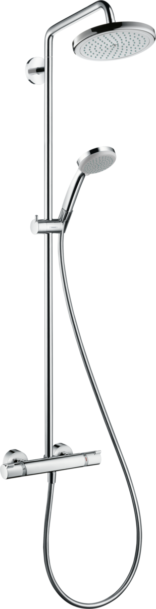 Bridge pier Telemacos lamp hansgrohe Shower pipes: Croma, 1 spray mode, Item No. 27185000 | hansgrohe  INT
