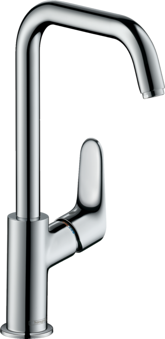 Single-Hole Faucet 240 with Swivel Spout and Pop-Up Drain