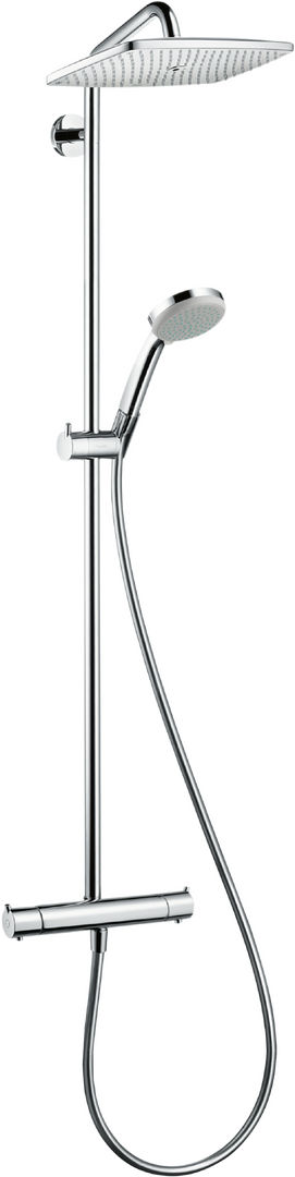 Showerpipe with thermostat