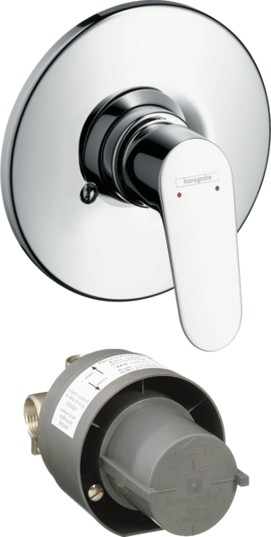 Set de finition mitigeur douche encastré Focus E2+ corps d'encastrement