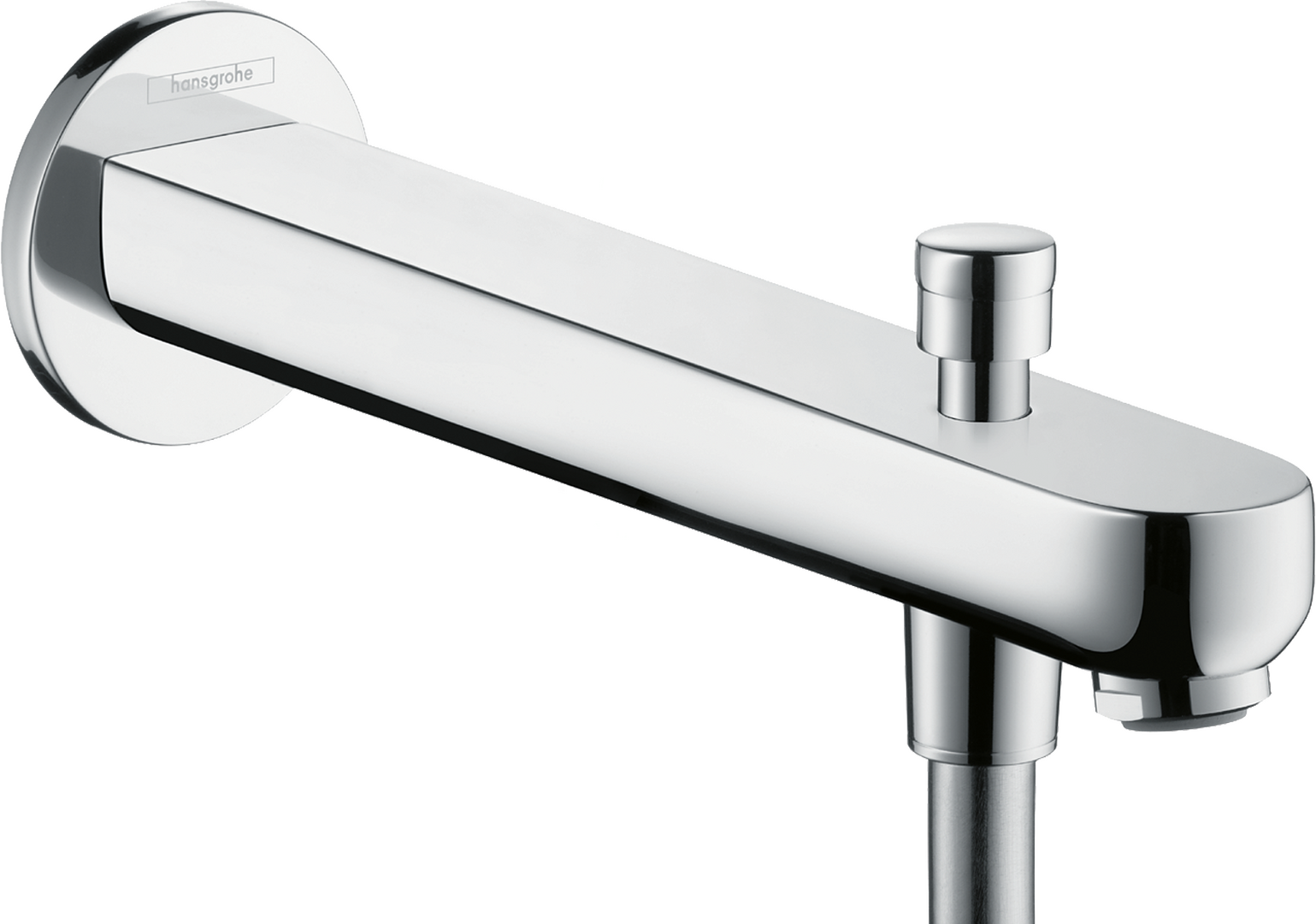 Bath spout 22.8 cm with diverter valve