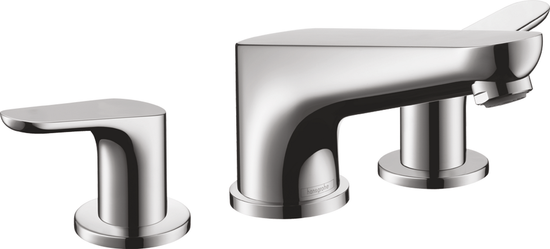 HG 3-hole bath mixer Focus E 2 finish