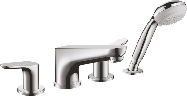 4-hole rim mounted bath mixer