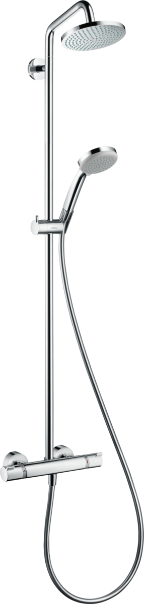 pipes: Croma, 1 spray mode, Item No. 27135000 | hansgrohe INT