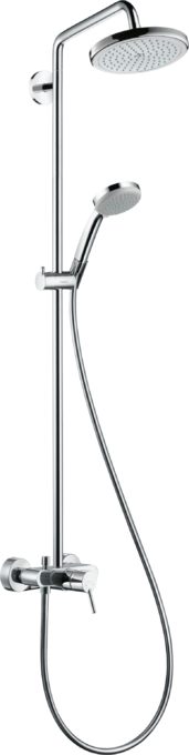 Showerpipe 220 1jet with manual shower mixer