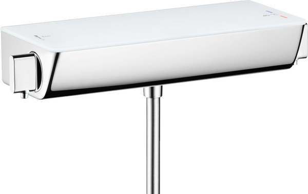 Dusjtermostat Hvit/krom