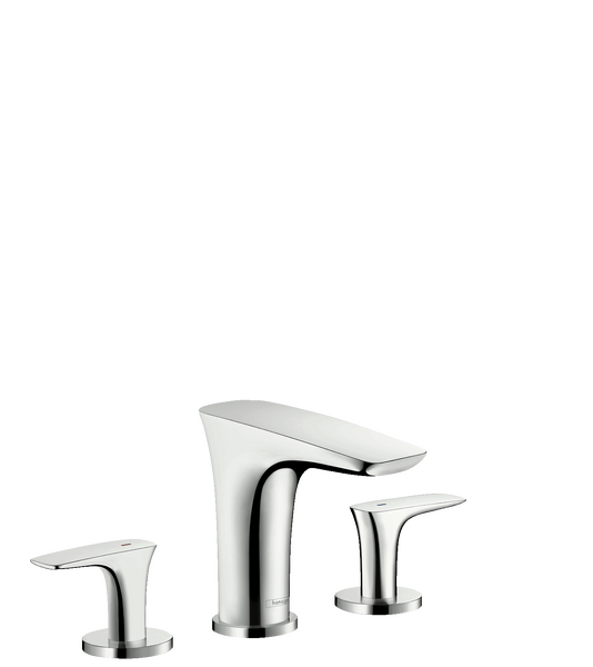 3-hole basin mixer 100 with push-open waste set