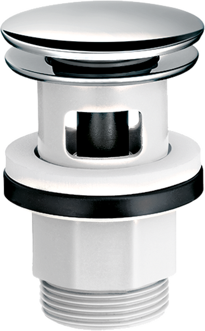 Push-Open bundventil 1 1/4" kunststof