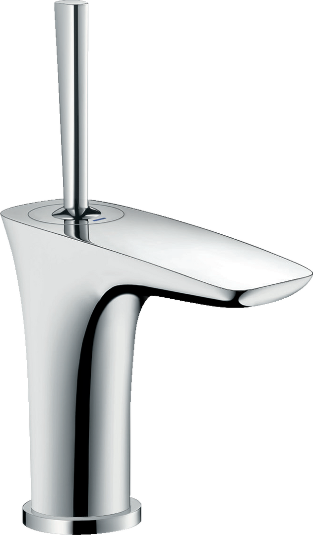 Single lever basin mixer 100 for handrinse basins with push-open waste set