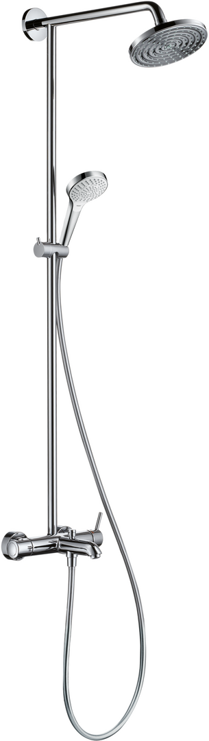 Showerpipe 180 1jet with single lever bath mixer
