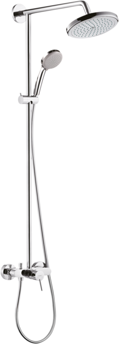 Showerpipe 220 1jet with single lever mixer