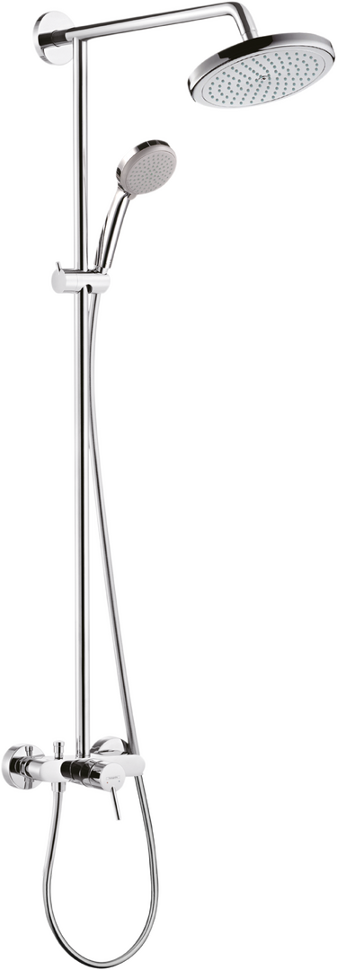 Showerpipe 220 1jet with single lever mixer