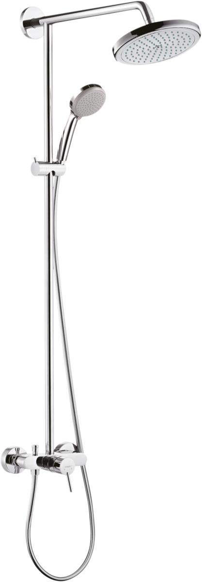 Showerpipe 220 1jet with single lever mixer