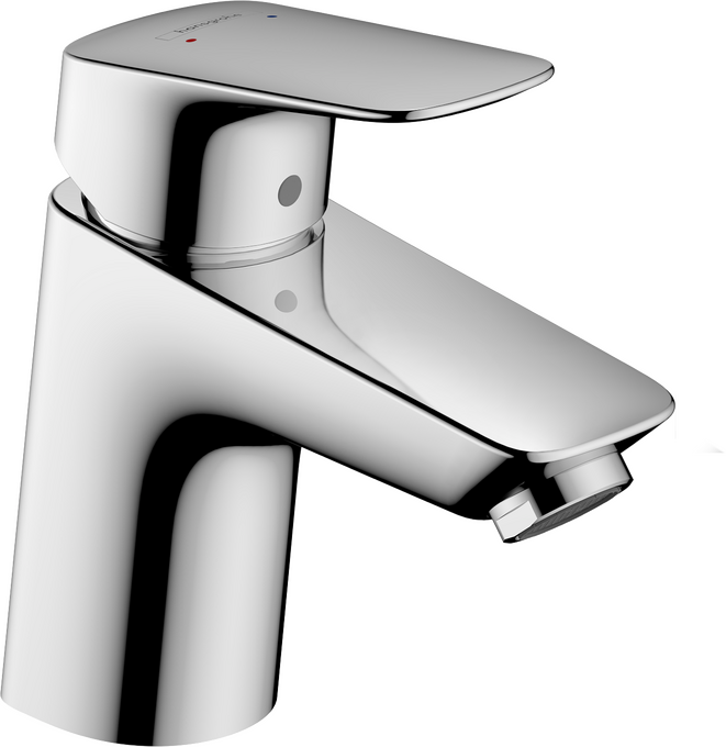 Single lever basin mixer 70 with pop-up waste