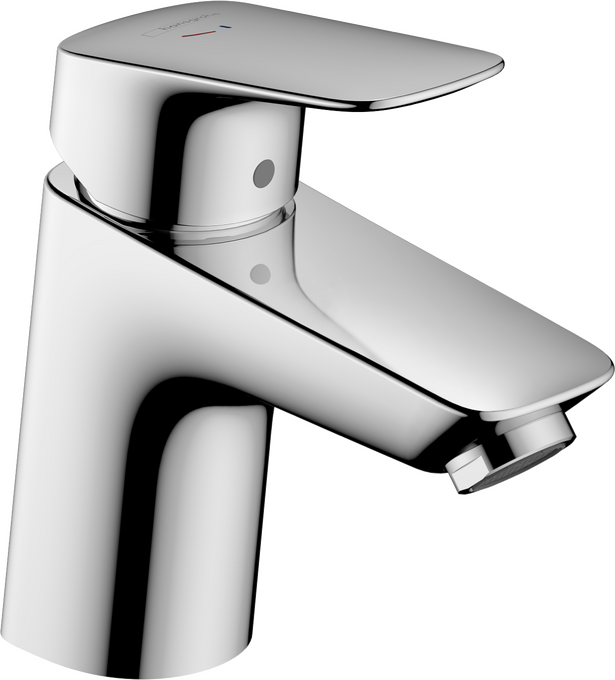 Single lever basin mixer 70 CoolStart with 2 flow rates with pop-up waste set